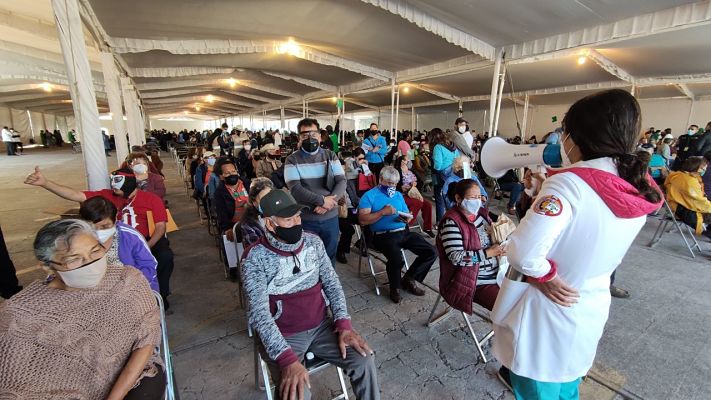 Concluyó la vacunación contra el Covid-19 a adultos mayores en las alcaldías Gustavo A. Madero e Iztapalapa.