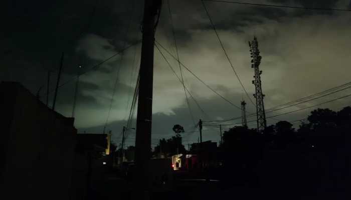 apagon en el sureste mexicano