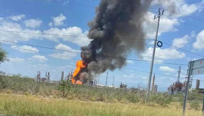 incendio en Cadereyta