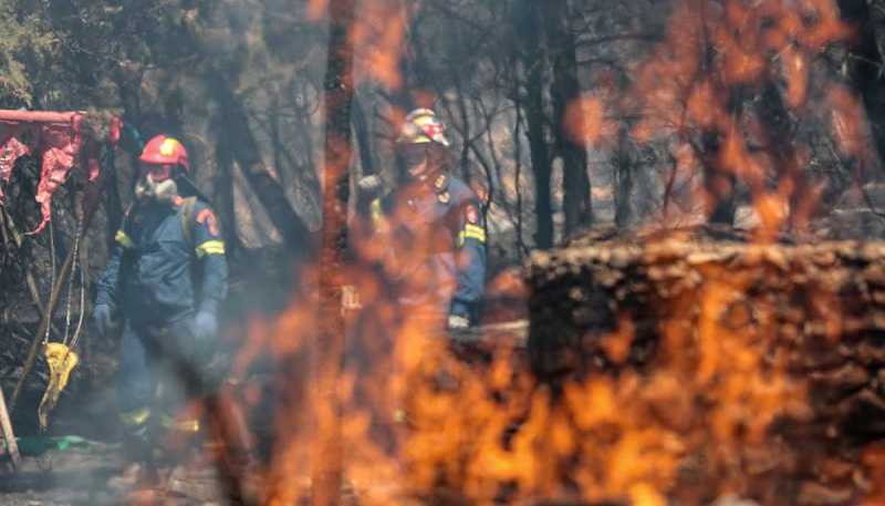 Incendio en Grecia.