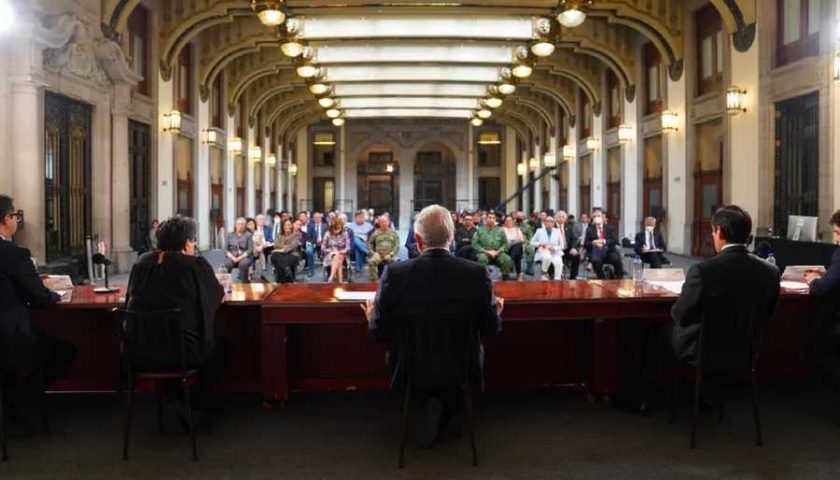 amlo con gabinete de bienestar