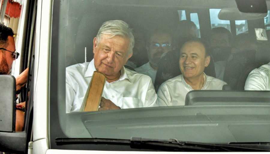 amlo en Nogales