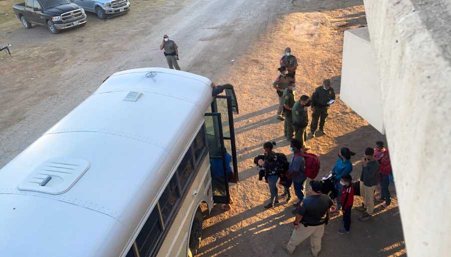 migrantes en texas