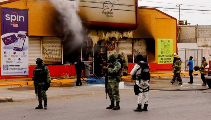 quema de tiendas en JUAREZ
