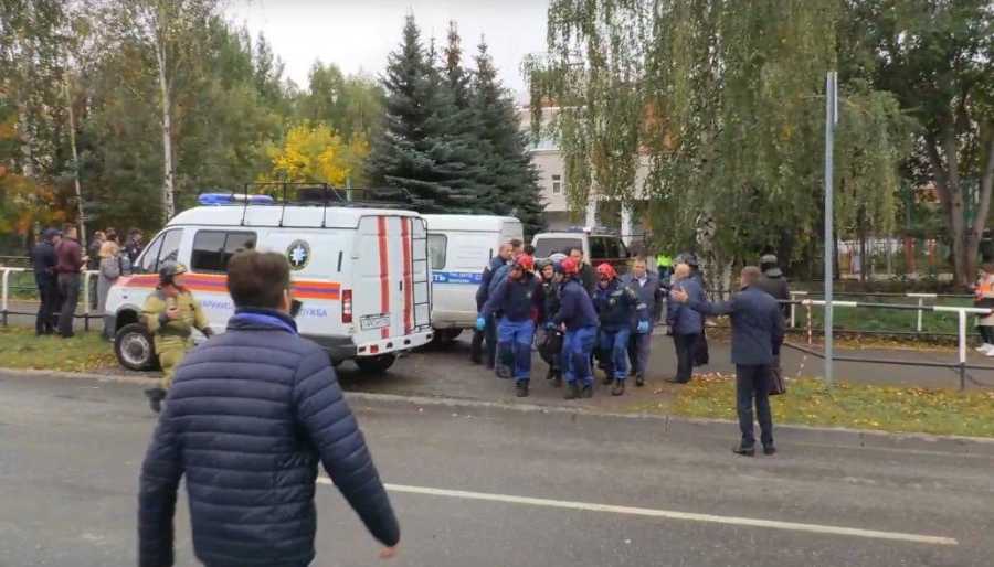 balacera en escuela rusa