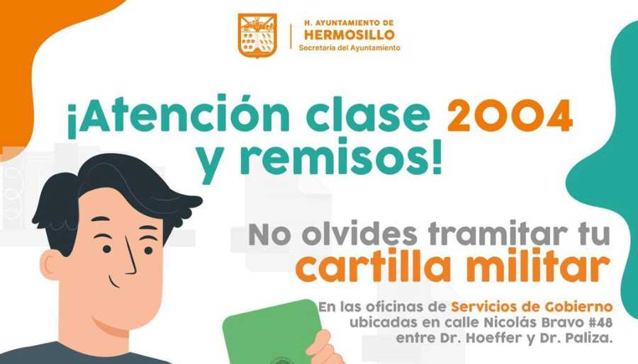 Este 15 de octubre concluye plazo para trámite de cartilla militar