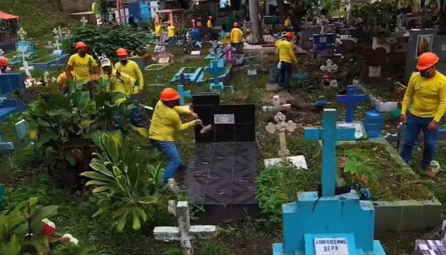 destruyen tumbas de pandilleros en el salvador