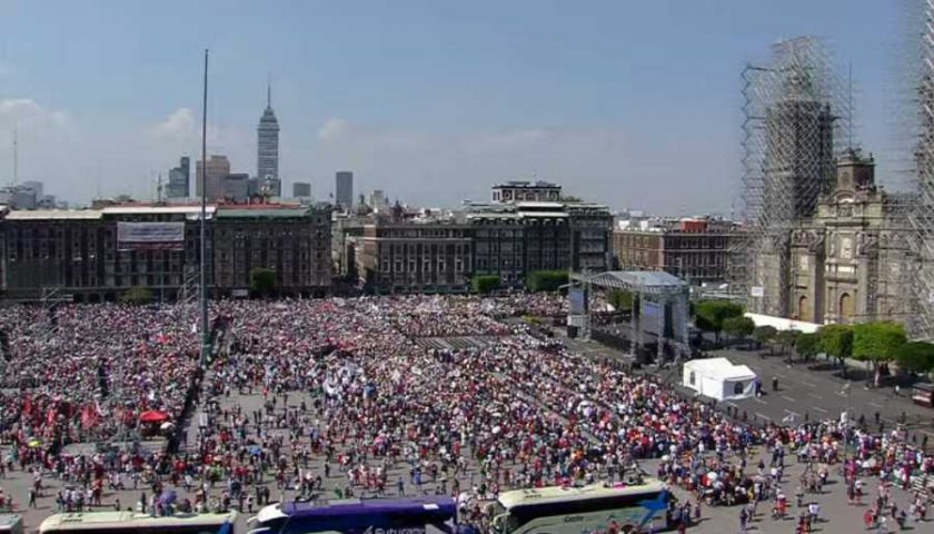 zocalo a las 10 am
