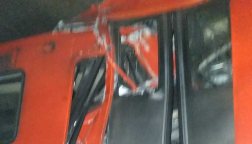 choque en el metro linea 3