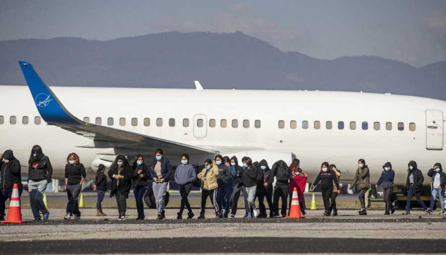 deportados llegan a guatemala
