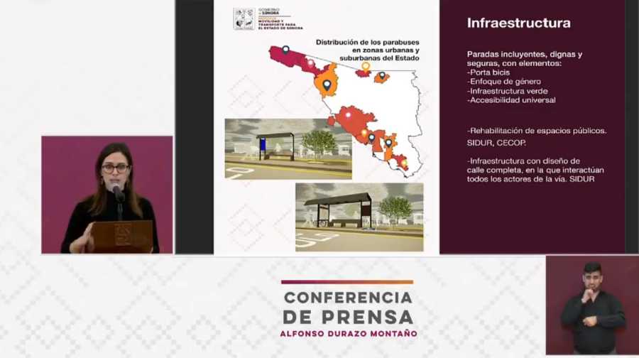 paradero de transporte