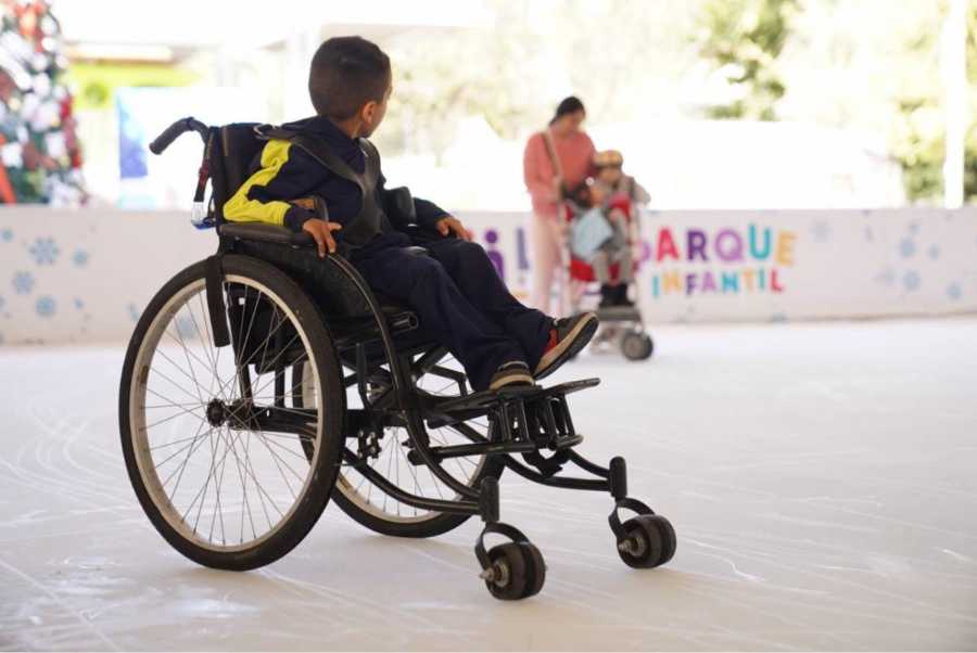 pista de hielo incluyente