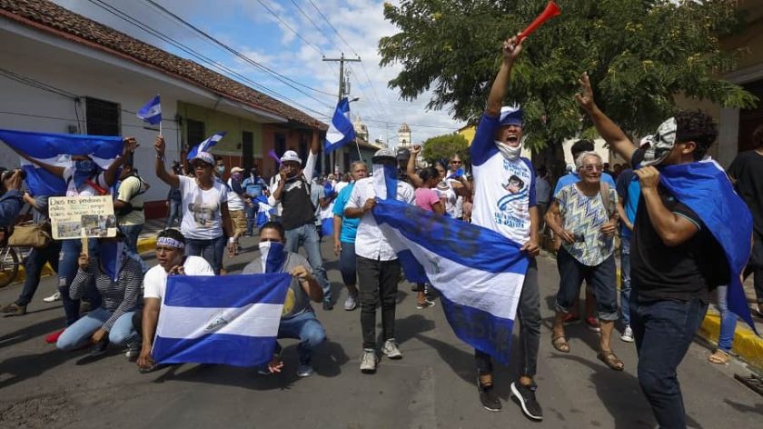 protestas en nicaragua por universidades..-min