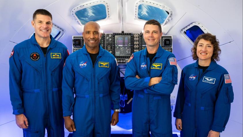 Astronautas delviaje a la luna en 2024