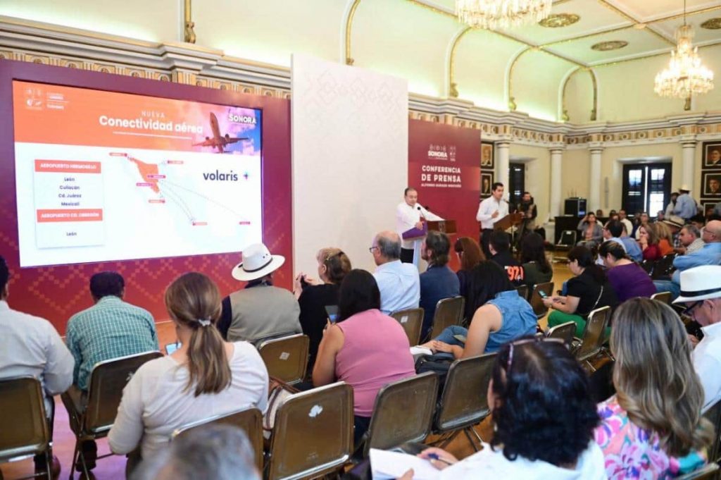 Gobierno de Sonora anuncia cinco rutas aéreas-min