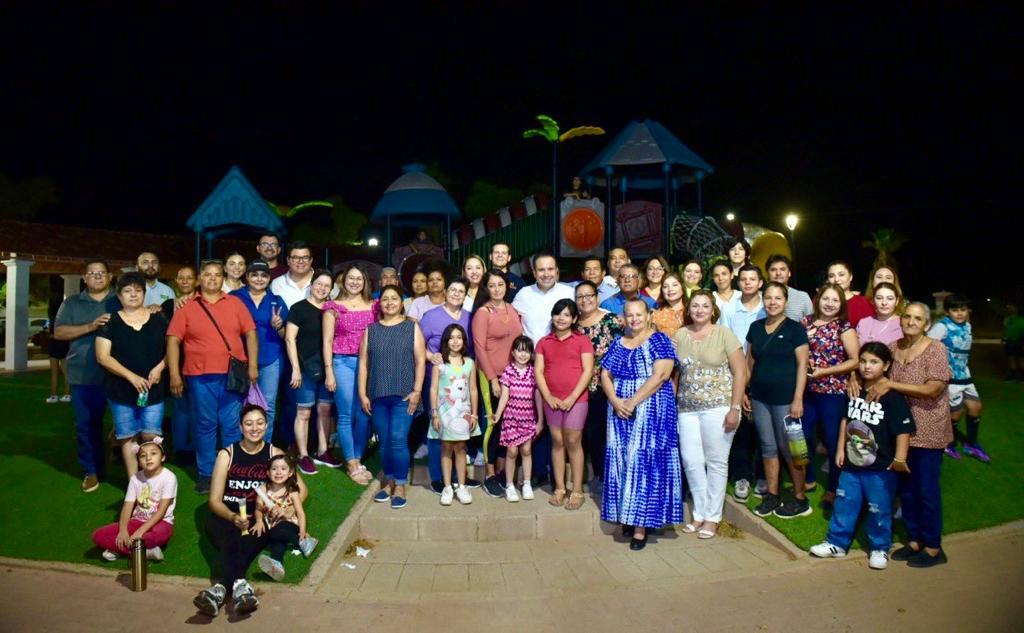 Entrega de cinco parques rehabilitados en colonia Puerta Real-min