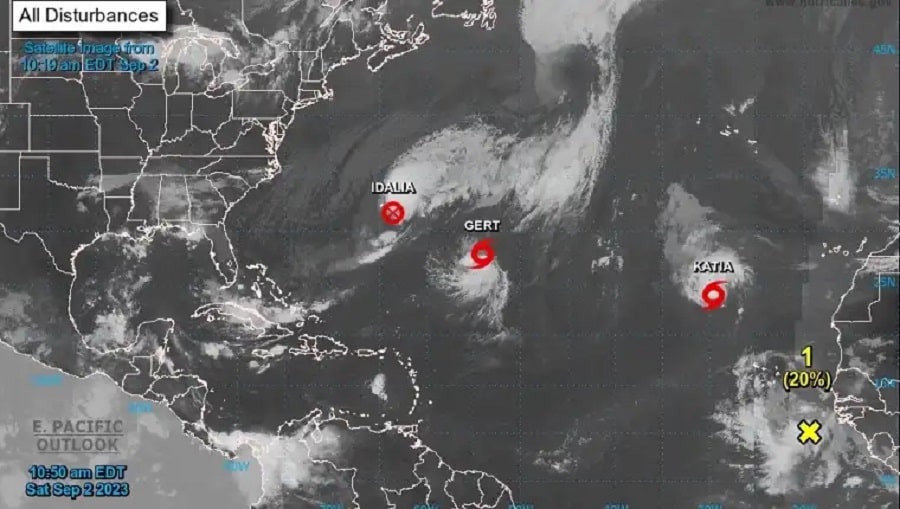 Tormenta tropical Katia se forma en el Atlántico...-min