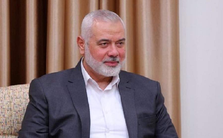 El líder de Hamás, Ismail Haniyeh...-min