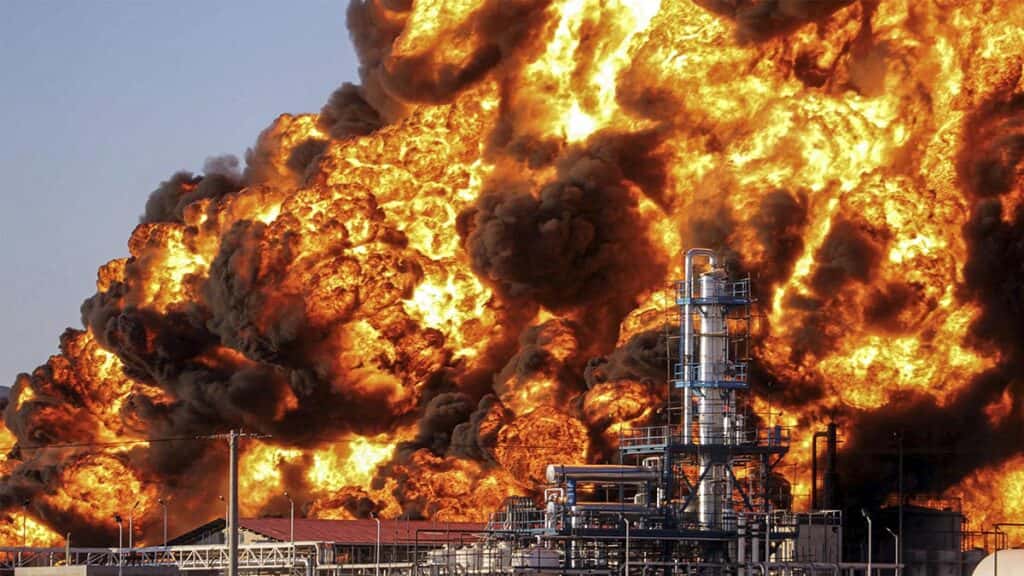 incendio-refineria de Iran-min