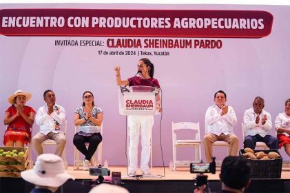 Claudia Sheinbaum se compromete con productores agropecuarios de Yucatán