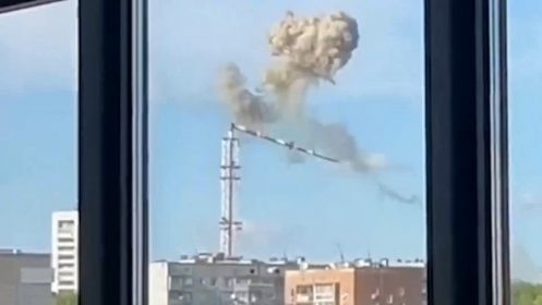Ucrania confirma la destrucción de la torre de televisión en Járkov