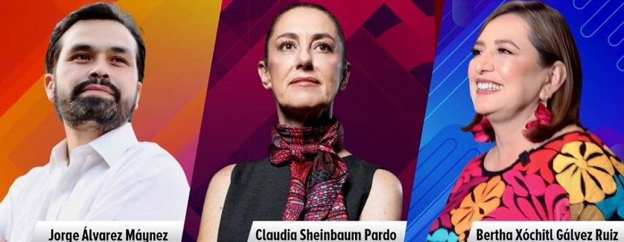 segundo debate presidencial en México-min