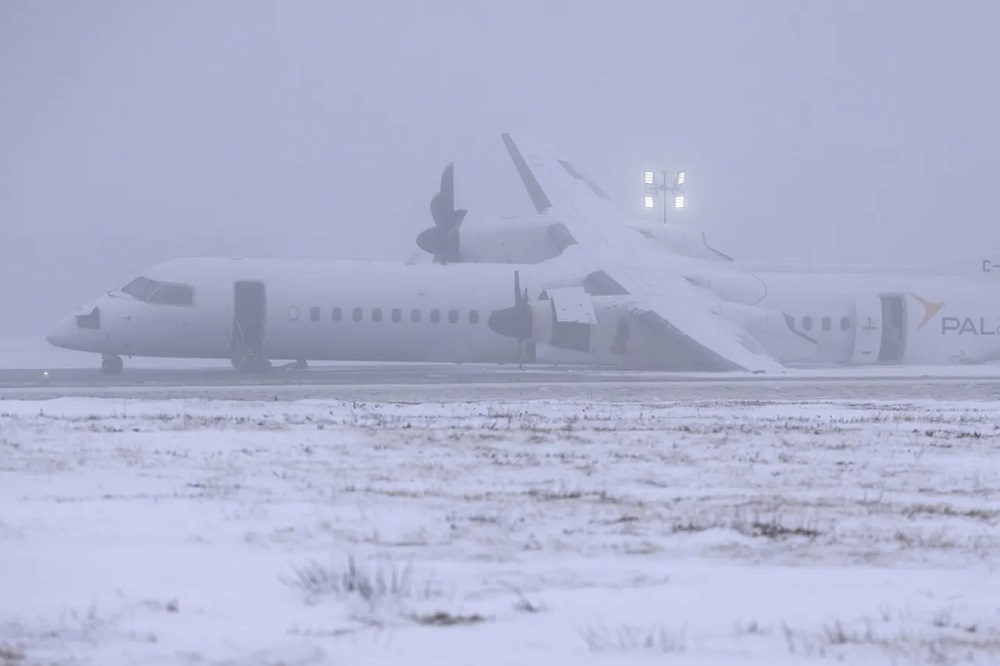 Incidente aéreo retrasa operaciones en aeropuerto de Halifax, Canadá-min