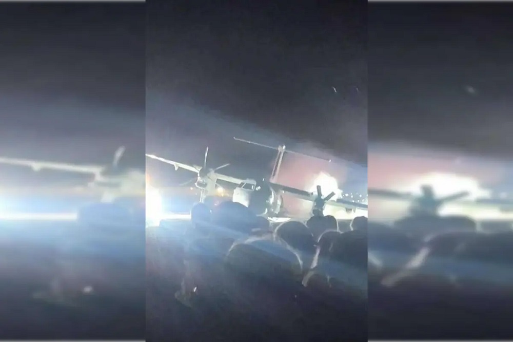 avión de Air Canada Express operado por Pal Airlines se incendió-min