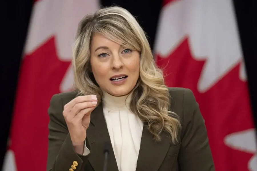 ministra de Asuntos Exteriores de Canadá, Mélanie Joly-min