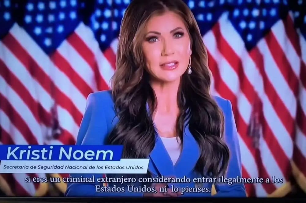 kristi Noem. ssn en EUAN-min