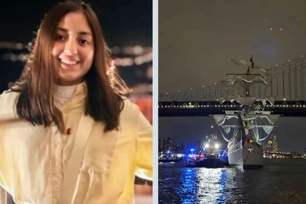 Identifican a cadete fallecida en choque de buque en NY-min