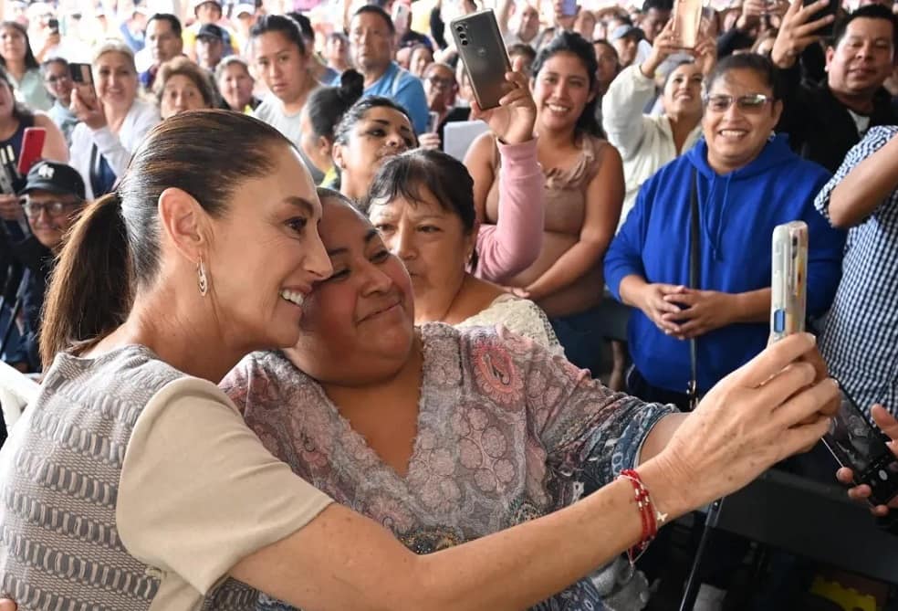 claudia sheinbaum en el Edo México-min