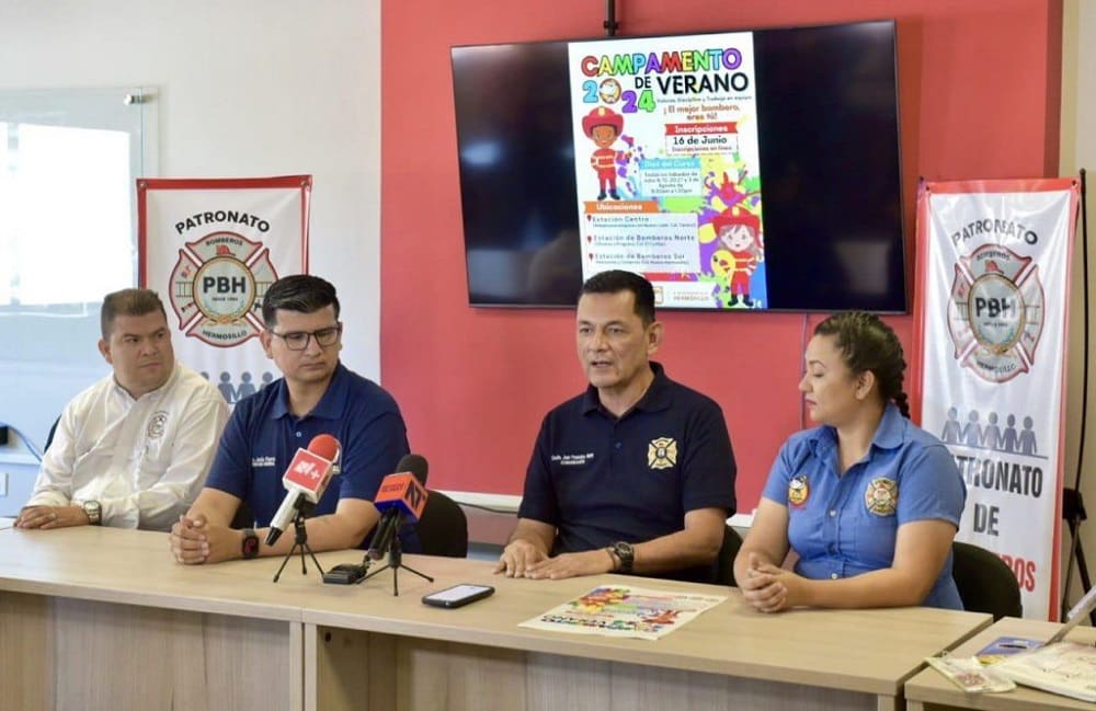 bomberos de Hermosillo. Campamento de verano-min