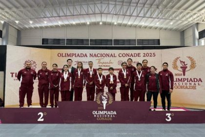Destaca Sonora con cinco medallas en la Olimpiada Nacional de  gimnasia de trampolín