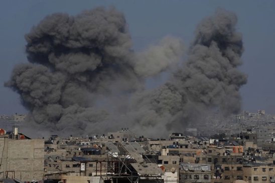gaza bajo ataque de israel el sabado 23 de agosto-min