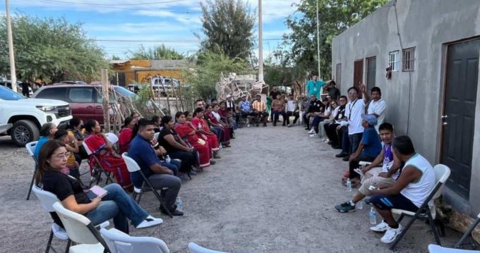 Atienden a integrantes de la comunidad Triqui y Mixteca del Poblado Miguel Alemán-min