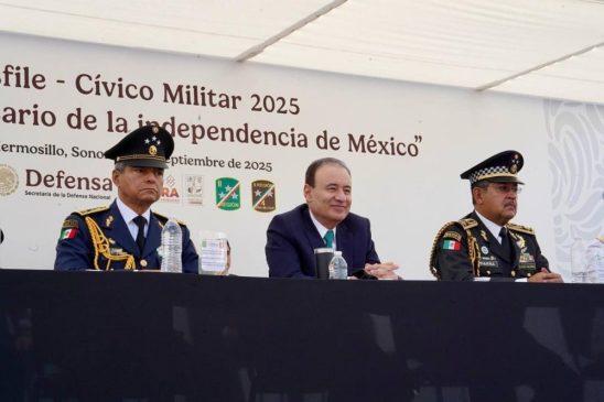 Conmemora Gobernador Durazo el 215 aniversario de la Independencia de México-min