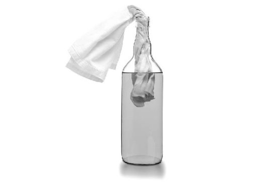 botella gasolina