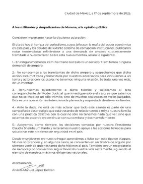 carta andrés