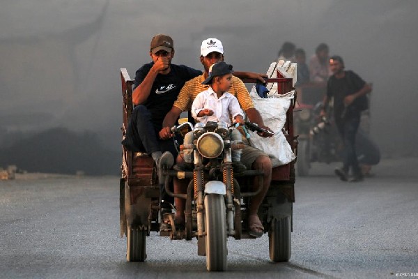 desplazados gaza