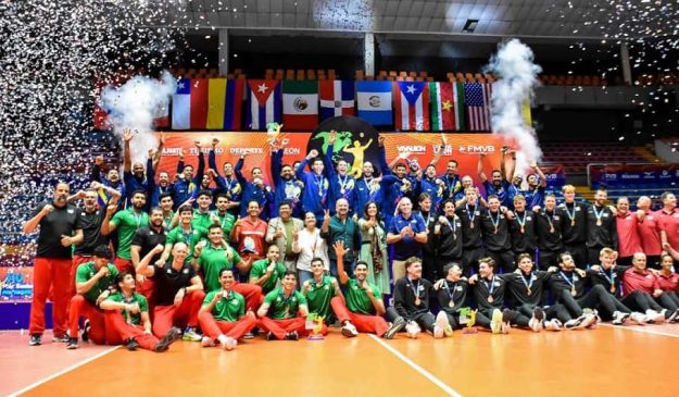 plata de México en Panamericano de Mayores Varonil de Volibol2-min