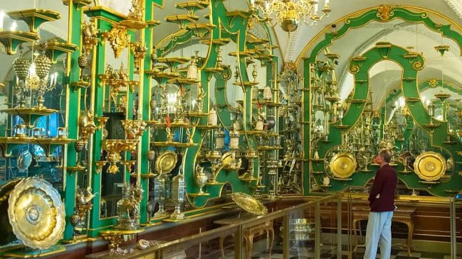 Reapertura de la Bóveda Verde tras el robo de varios objetos expuestos.AP-min