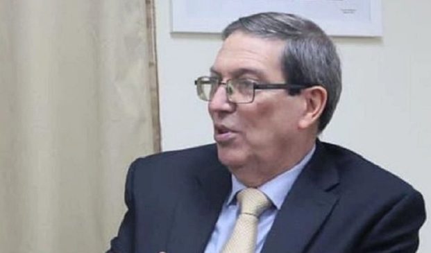 canciller cubano, Bruno Rodríguez.-min