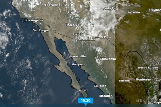 imagen de satelite GOES
