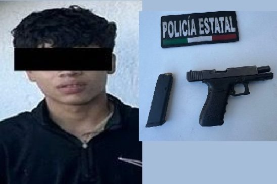 joven armado