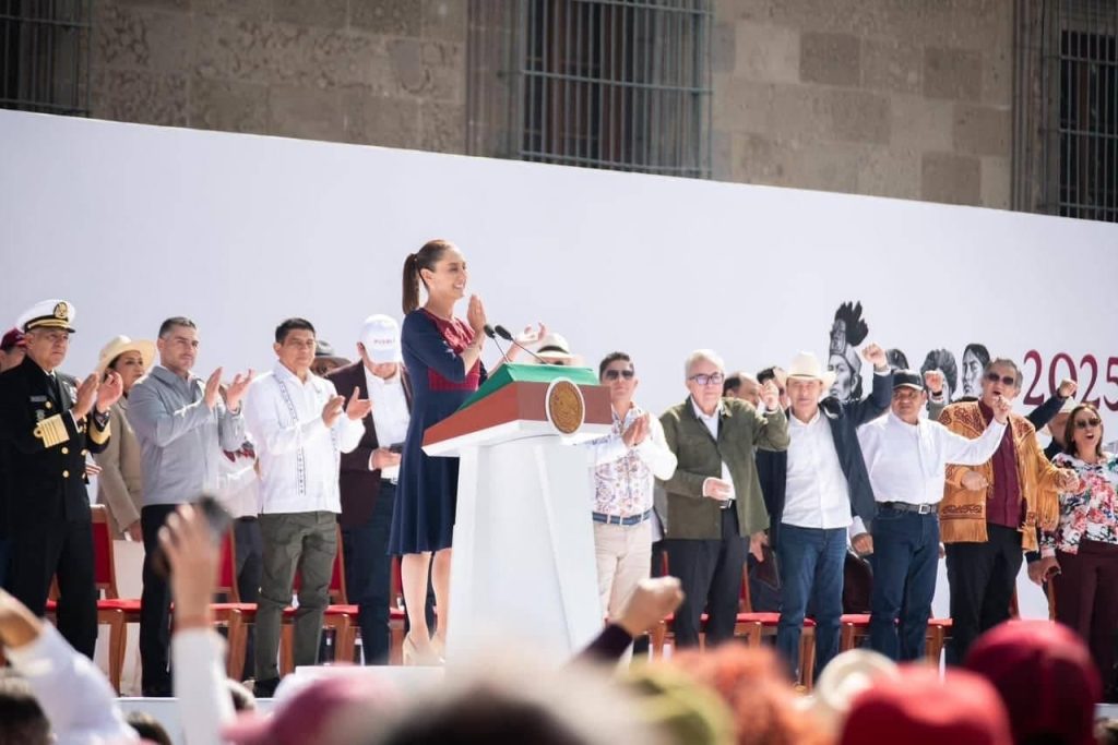 Claudia Sheinbaum en el Zocalo-min-min