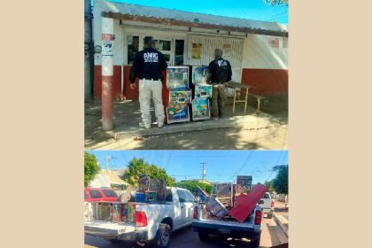Asegura AMIC máquinas tragamonedas en operativos distintos por el sur de Sonora