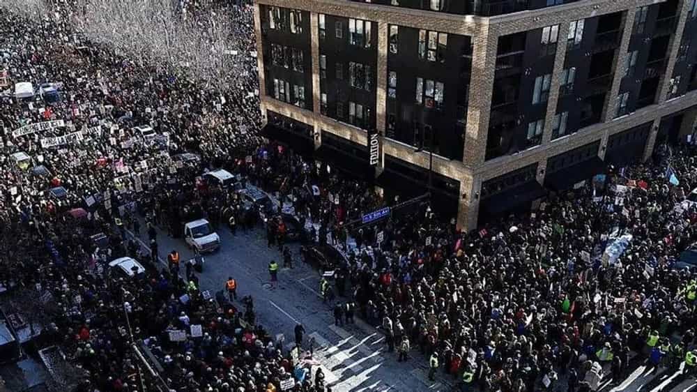Minneápolis hoy.protestas por asesinatos de ciudadanos (1)
