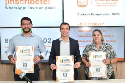 Presenta Gobierno de Hermosillo novena edición del programa Maxi Apoyo