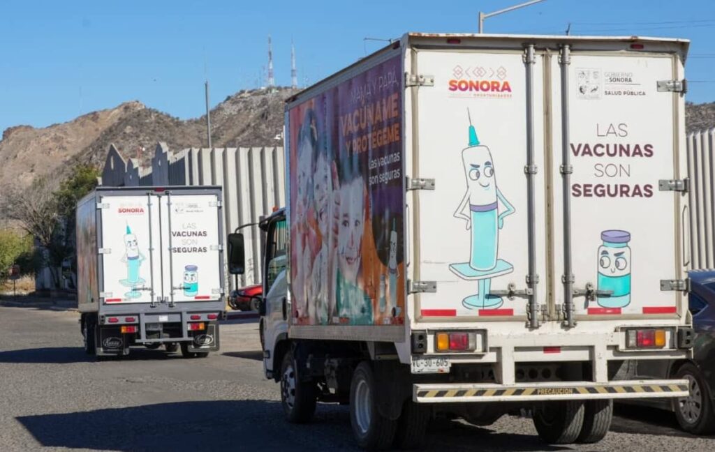 180 mil dosis de vacunas contra el sarampión . (1)